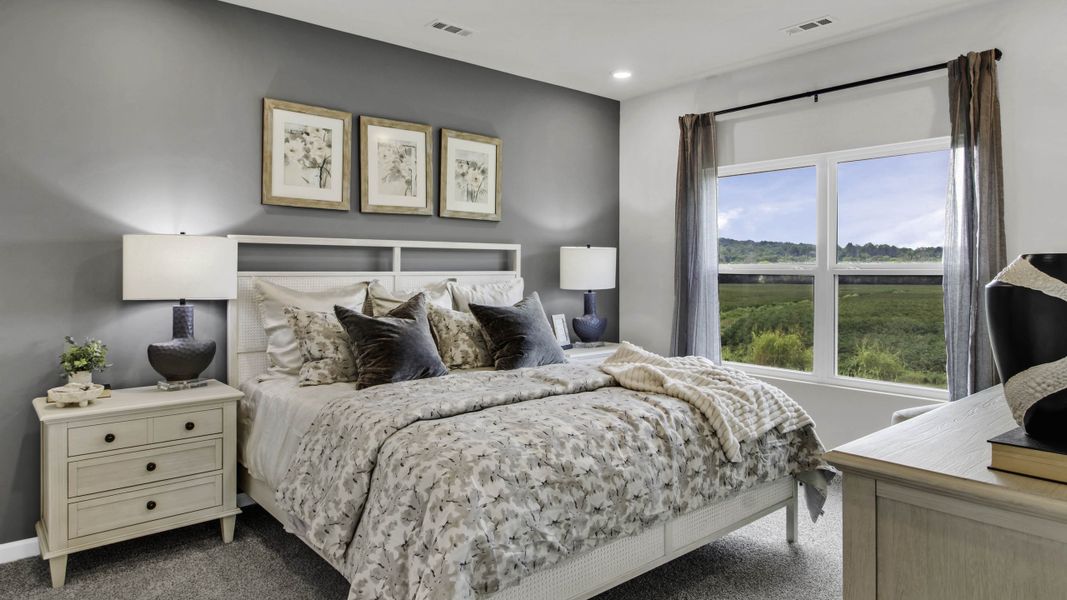 Furnished interior in a model home at Bailey Park in Fayetteville (Image 30).