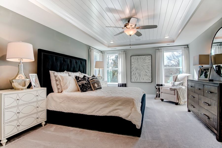 Furnished interior in a model home at Harrington in Greenville (Image 18). Furnished interior in a model home at Harrington in Greenville (Image 18).