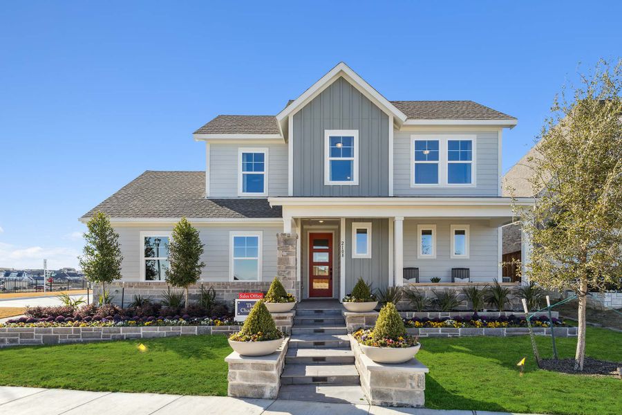 Front exterior of a home in the Ventana community, located in Fort Worth, TX (Image 4). Front exterior of a home in the Ventana community, located in Fort Worth, TX (Image 4).