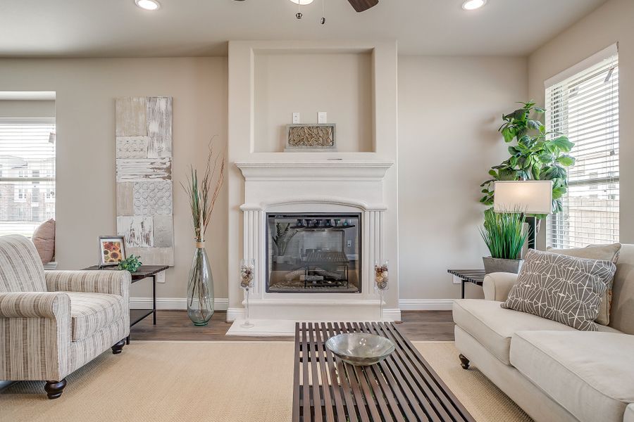 Furnished interior in a model home at Summerwood in Red Oak (Image 54). Furnished interior in a model home at Summerwood in Red Oak (Image 54).