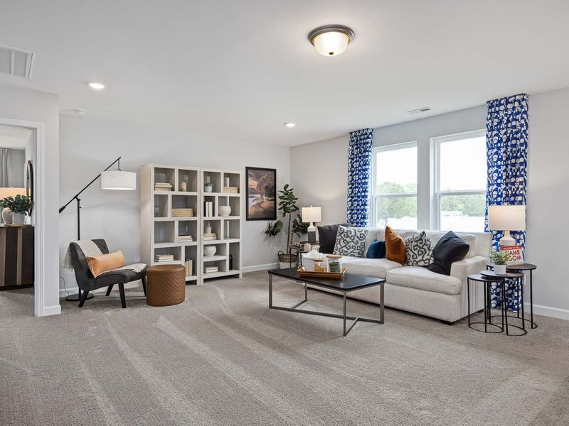 Furnished interior in a model home at Gregory Village in Lillington (Image 40). Furnished interior in a model home at Gregory Village in Lillington (Image 40).