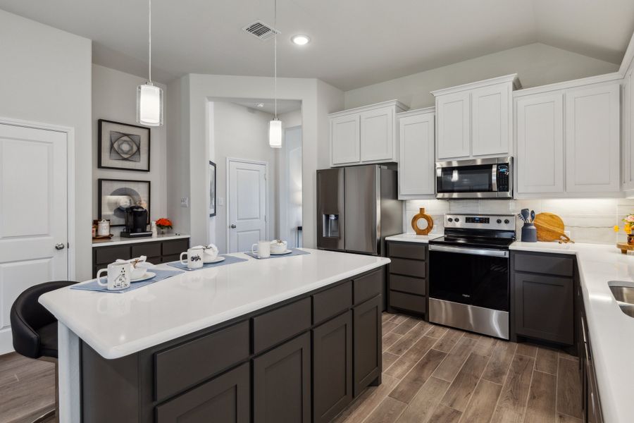 Furnished interior in a model home at Summer Crest in Fort Worth (Image 6).