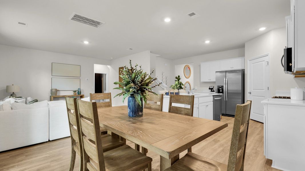 Furnished interior in a model home at The Cove at Mallard Crossing in Summerville (Image 15).