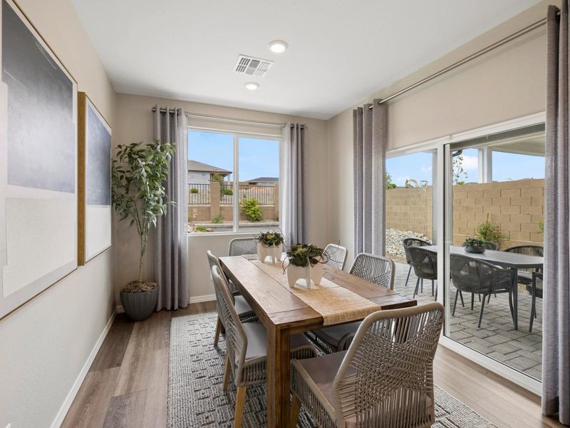 Furnished interior in a model home at South Ranch Destination Collection in Prescott (Image 7). Furnished interior in a model home at South Ranch Destination Collection in Prescott (Image 7).