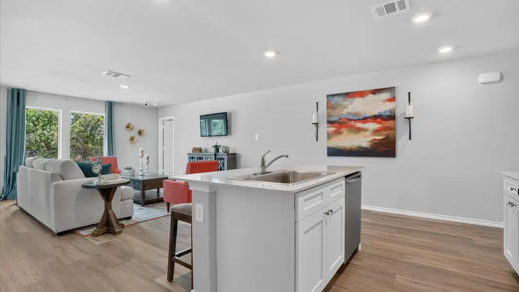 Furnished interior in a model home at Blackbird Estates in Mineral Wells (Image 7).