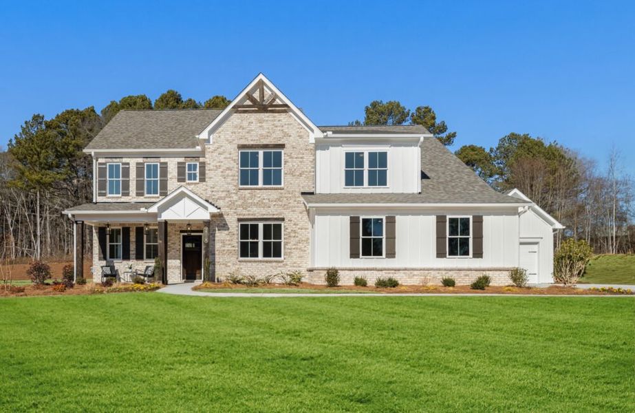 Front exterior of a home in the The Reserve at Knollwood community, located in Canton, GA (Image 10).