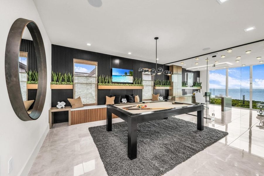 Furnished interior in a model home at Legends Bay in Bradenton (Image 192).