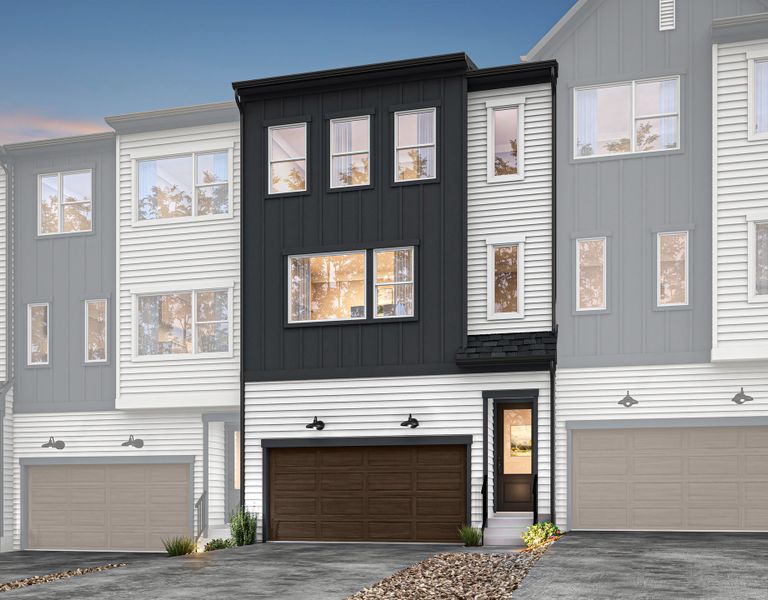 Front exterior of a home in the Archer Row community, located in Charlotte, NC (Image 5).