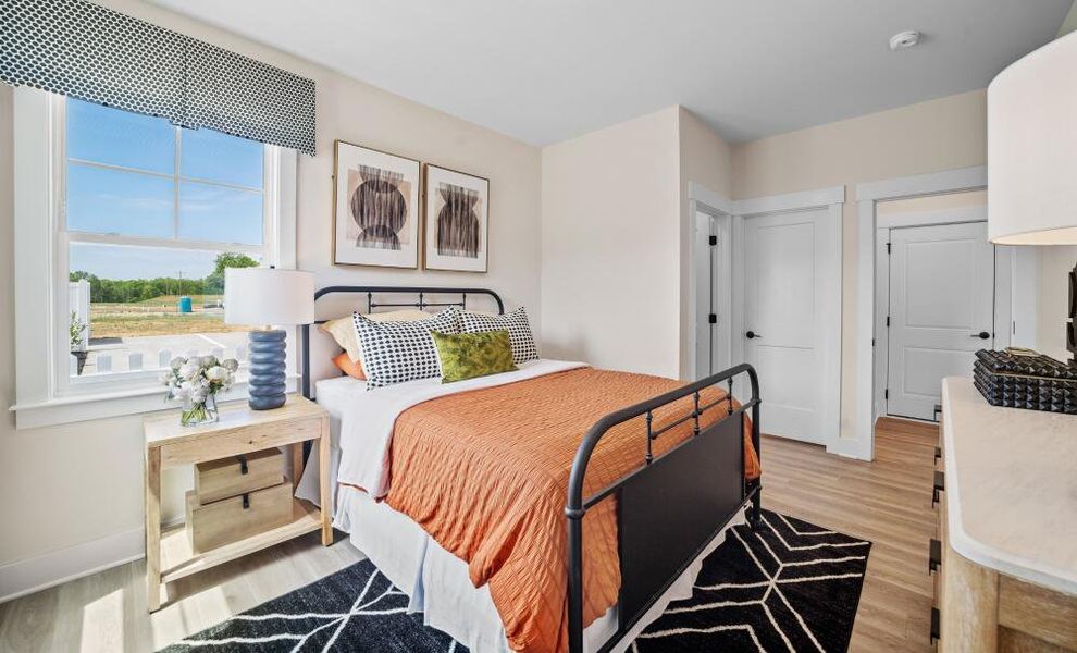Furnished interior in a model home at The Greens at Springlake in York (Image 8).