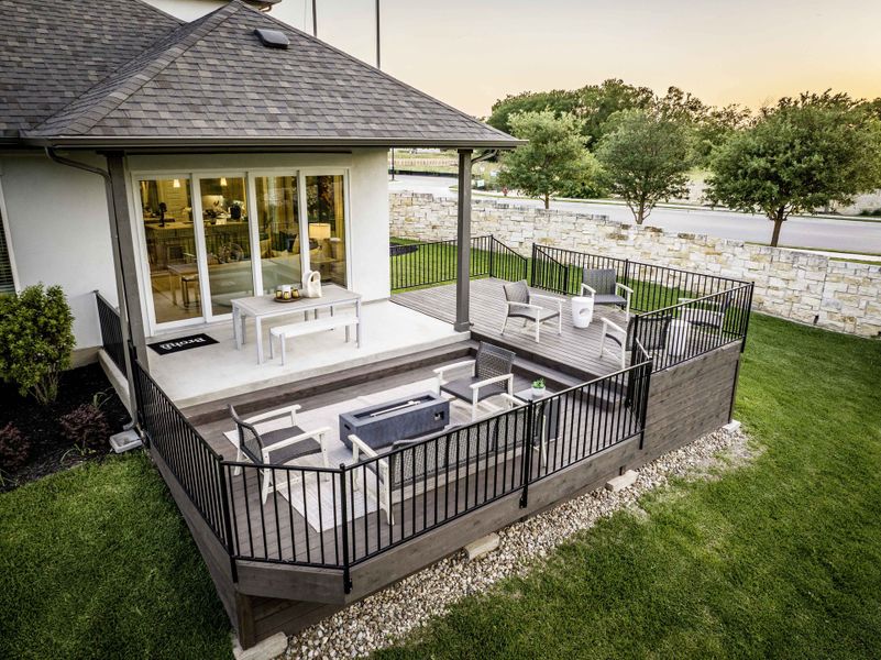 Exterior details of a home in Cross Creek, Cedar Park (Image 5).