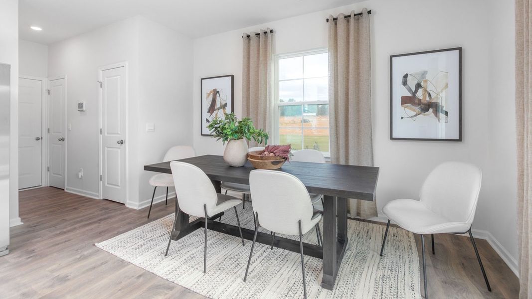 Furnished interior in a model home at Bryson Park in Lexington (Image 22).