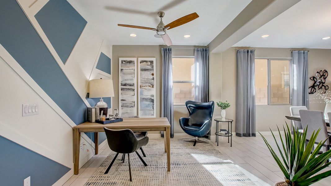 Furnished interior in a model home at The Lakes at Rancho El Dorado in Maricopa (Image 34). Furnished interior in a model home at The Lakes at Rancho El Dorado in Maricopa (Image 34).