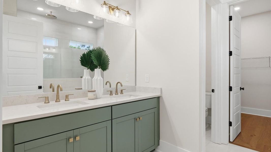 Furnished interior in a model home at Bayview Acres in Mount Pleasant (Image 7).