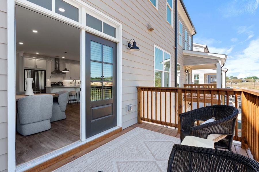 Exterior details of a home in Market Square at Sawnee Village, Cumming (Image 3).