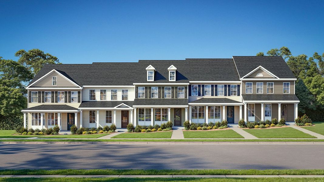 Front exterior of a home in the Brookland Commons community, located in Monroe, GA (Image 13).