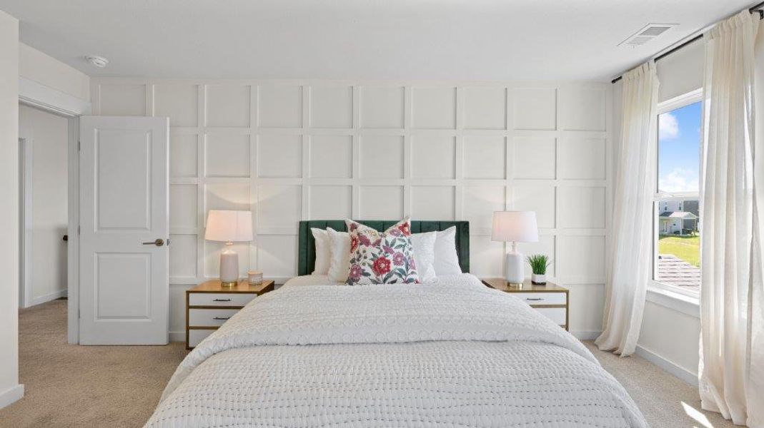 Furnished interior in a model home at Harbor Crest in Ooltewah (Image 30).