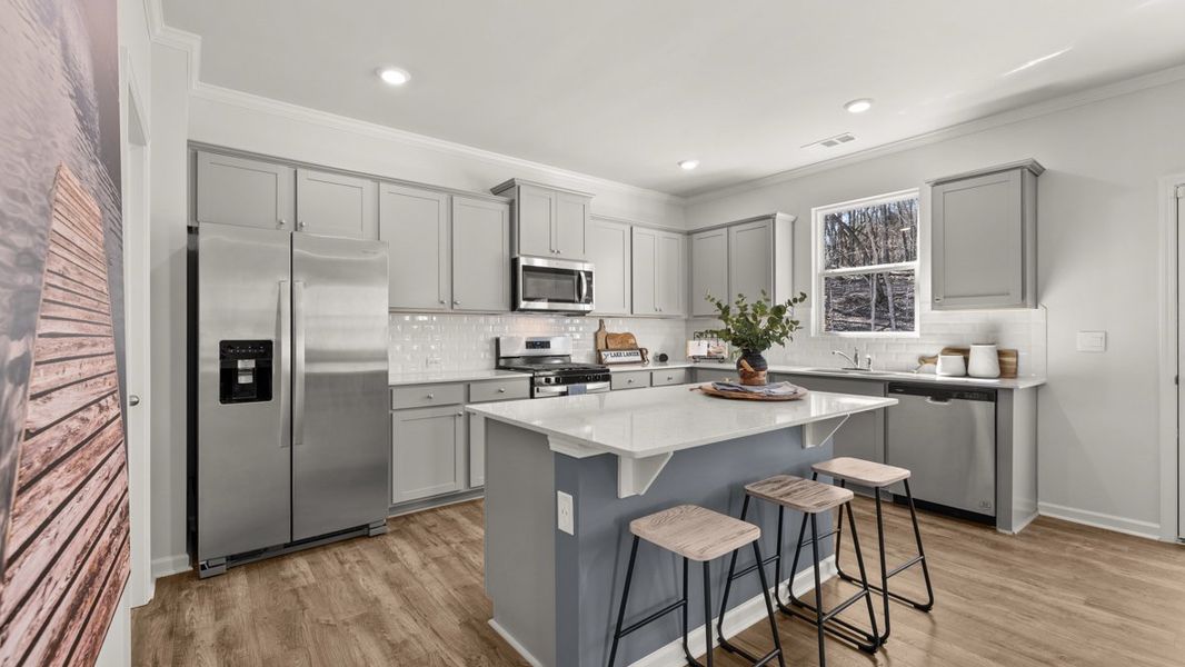 Furnished interior in a model home at Falcon Landing in Gainesville (Image 20).