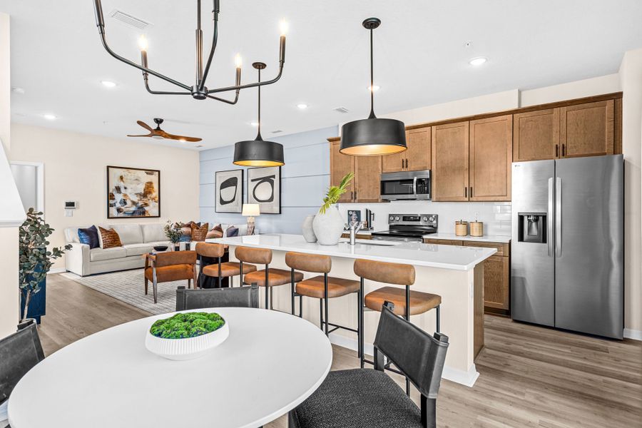 Furnished interior in a model home at Shenandoah Reserve in Orlando (Image 10).