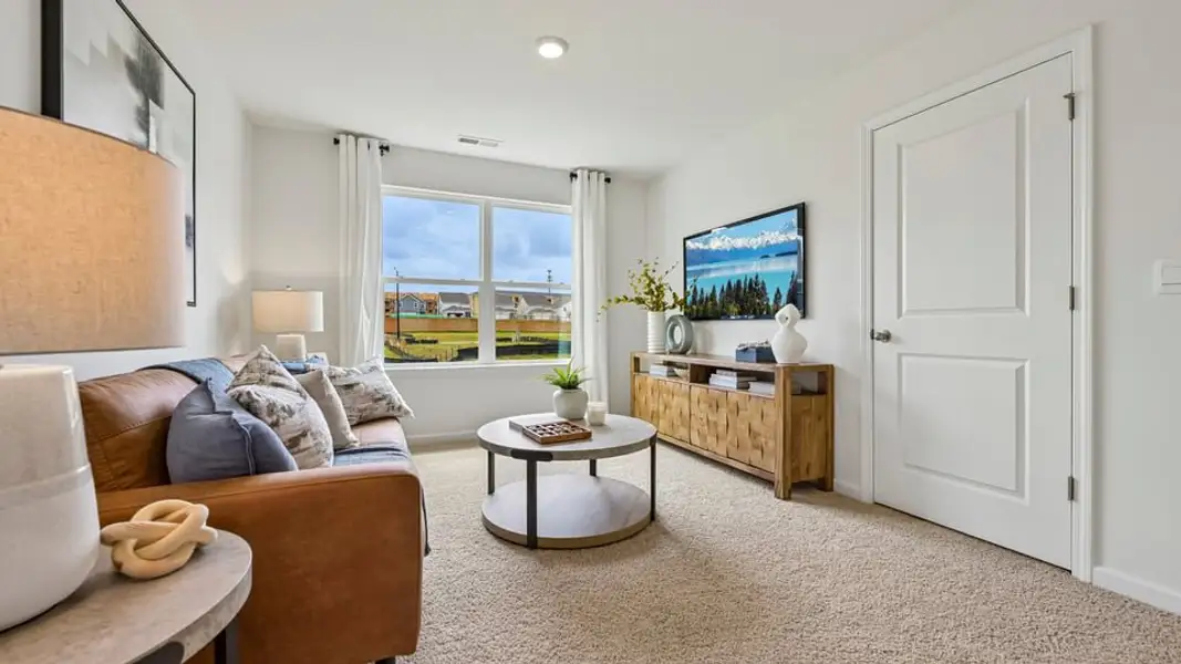 Furnished interior in a model home at Collins Ridge in Hillsborough (Image 35).