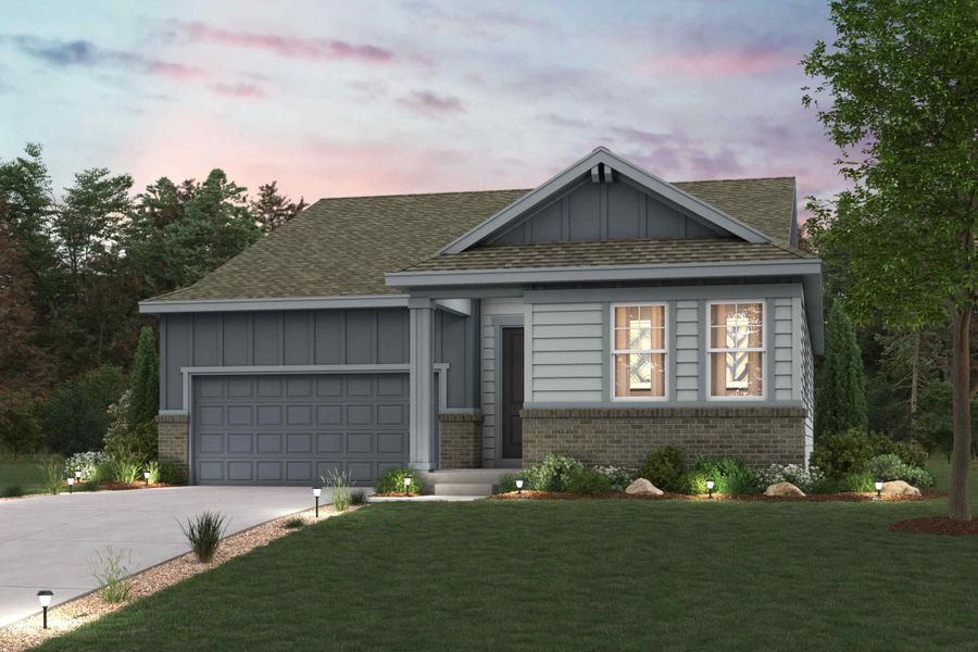 A house with a lawn in front of it.