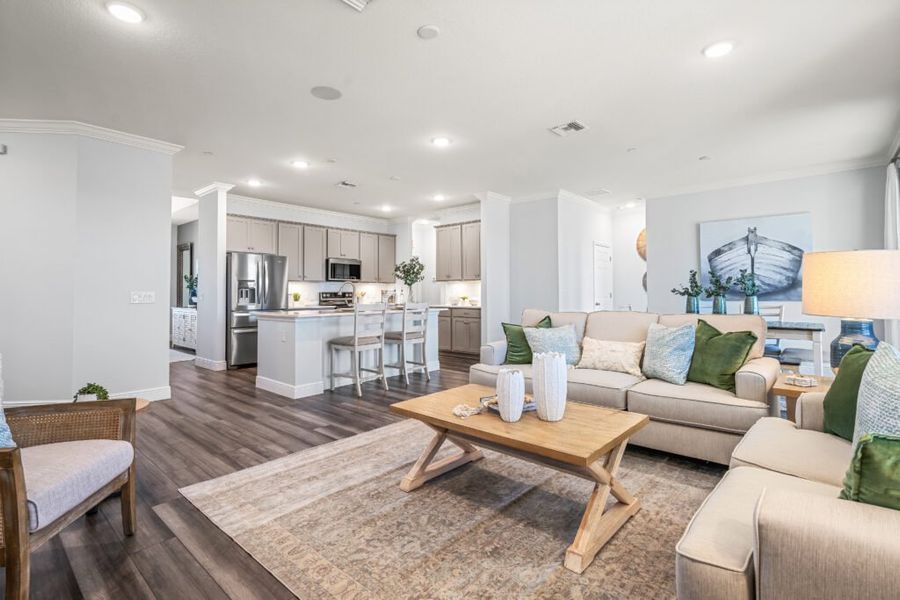 Furnished interior in a model home at Cape Coral in Cape Coral (Image 9).