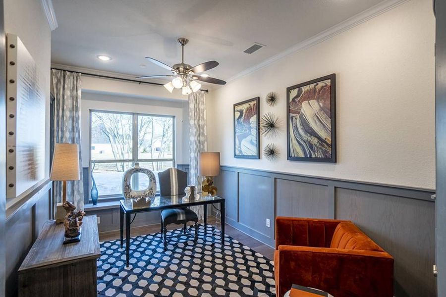 Furnished interior in a model home at Parker Ranch in Parker (Image 4).