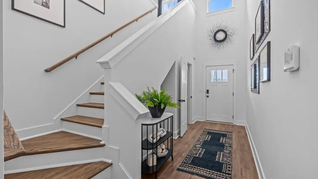 Furnished interior in a model home at Village at Midway in Anderson (Image 13).