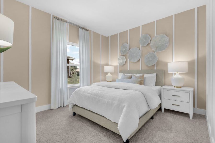 Furnished interior in a model home at Las Colinas in Milton (Image 23).