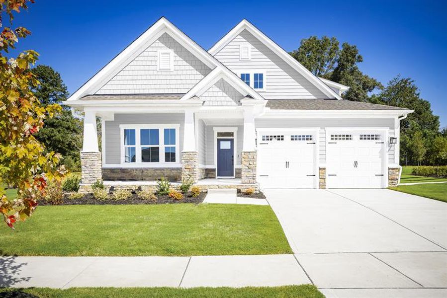 Front exterior of a home in the Allen Park Ranches community, located in Raleigh, NC (Image 3).