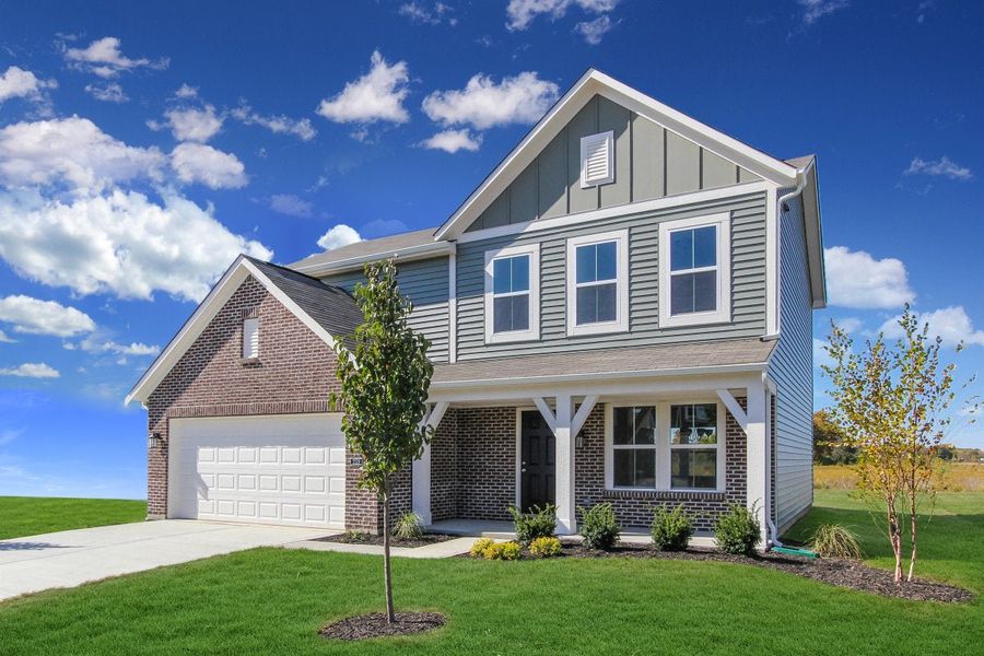 Front exterior of a home in the Bridle Run community, located in Louisville, KY (Image 19).