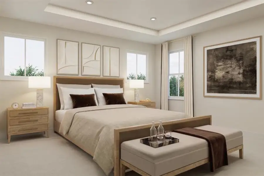 After a long days work, retreat to a space created for restful nights.​