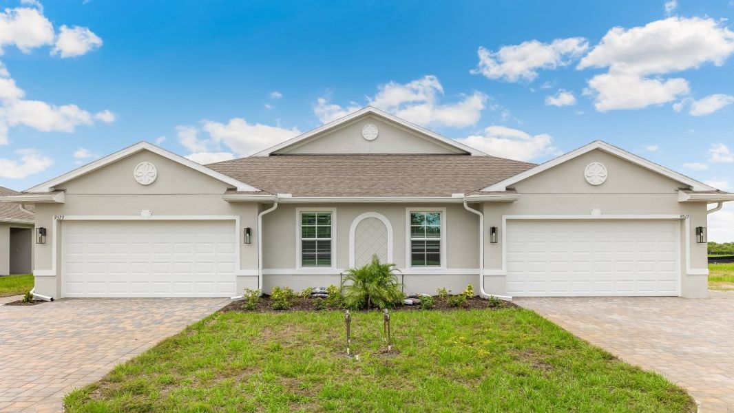 Front exterior of a home in the Sea Cove community, located in Punta Gorda, FL (Image 11).