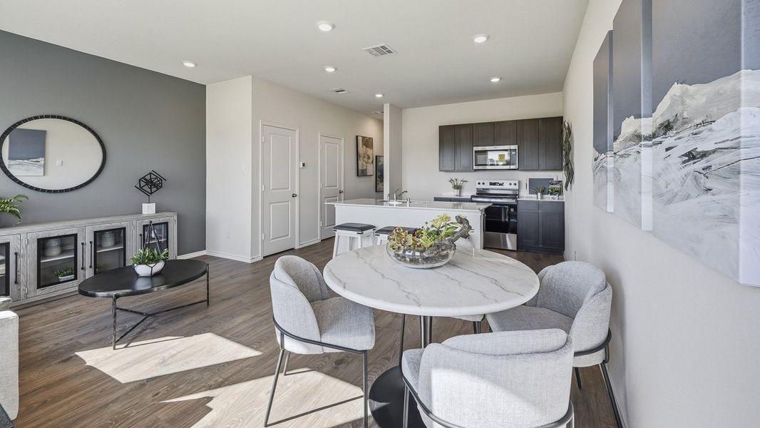 Furnished interior in a model home at Arbor Trails South in Princeton (Image 49).