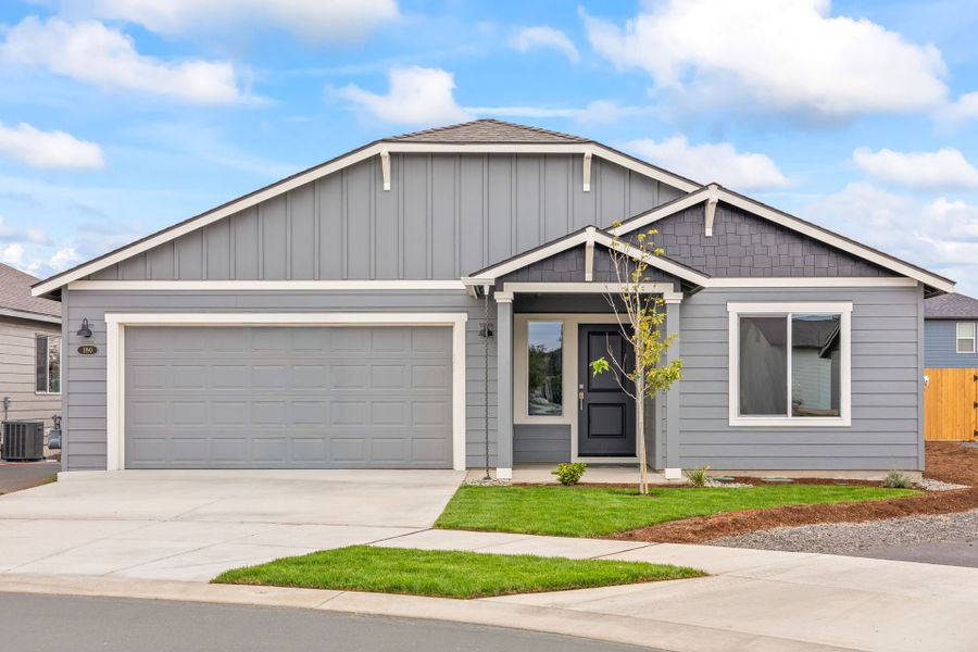 Front exterior of a home in the IronHorse community, located in Prineville, OR (Image 2).