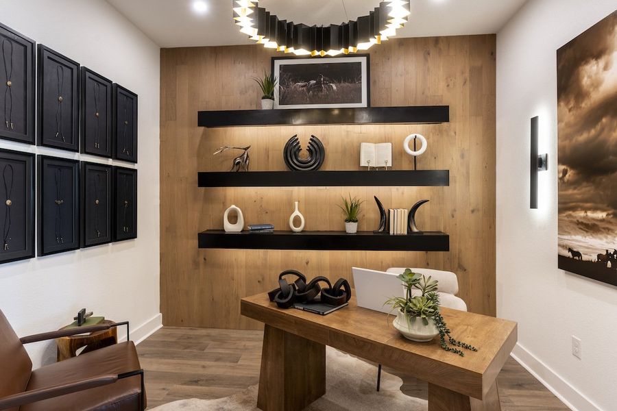 Furnished interior in a model home at Persimmon in Buda (Image 12). Furnished interior in a model home at Persimmon in Buda (Image 12).