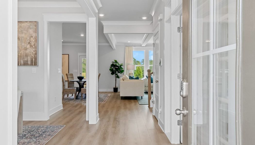 Furnished interior in a model home at Summerlin in Winder (Image 5).