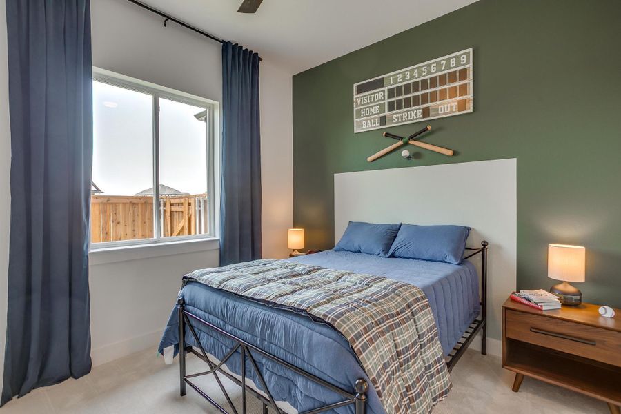 Furnished interior in a model home at Ten Mile Creek in Celina (Image 54).