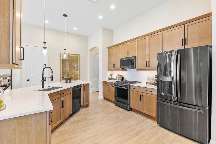 Furnished interior in a model home at The Sanctuary – Resort Collection in Punta Gorda (Image 12).