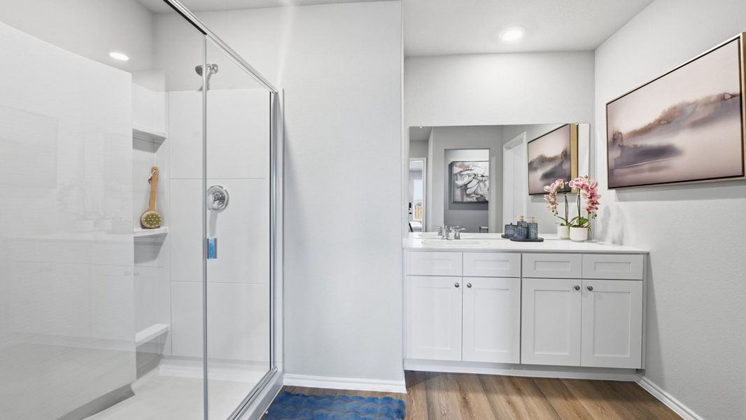 Furnished interior in a model home at Dry Creek in Bridgeport (Image 31). Furnished interior in a model home at Dry Creek in Bridgeport (Image 31).