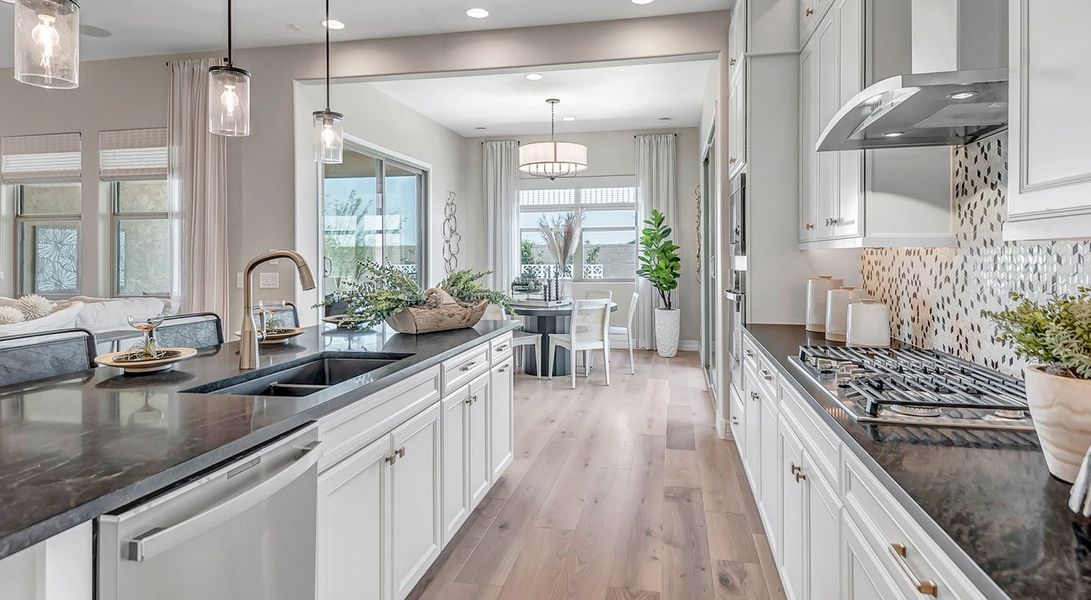 Furnished interior in a model home at Fire Sky at Alamar in Avondale (Image 35).