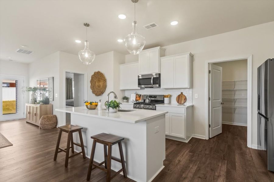 Furnished interior in a model home at Halton Oaks in Spartanburg (Image 8). Furnished interior in a model home at Halton Oaks in Spartanburg (Image 8).