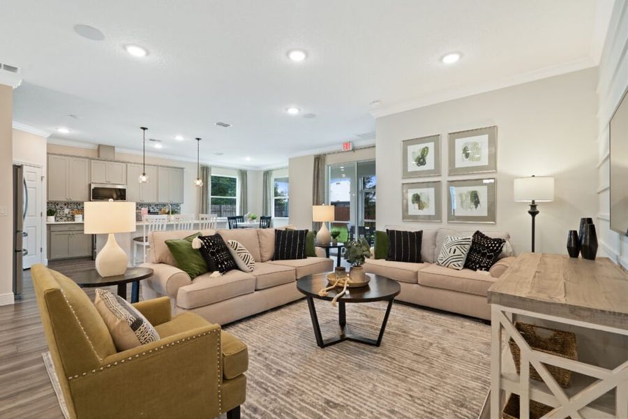 Furnished interior in a model home at Port St Lucie in Port St. Lucie (Image 6). Furnished interior in a model home at Port St Lucie in Port St. Lucie (Image 6).