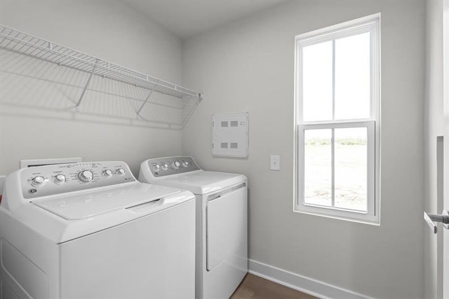 Features helping you age in place: 1st floor laundry, wide doorways, raised outlets and more! Features helping you age in place: 1st floor laundry, wide doorways, raised outlets and more!