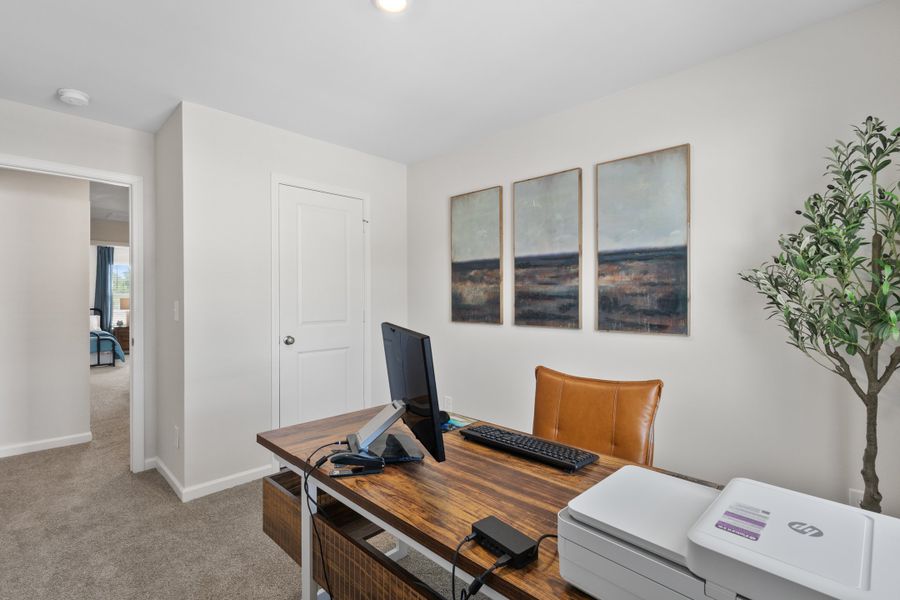 Furnished interior in a model home at Pendleton Glenn in Pendleton (Image 24).