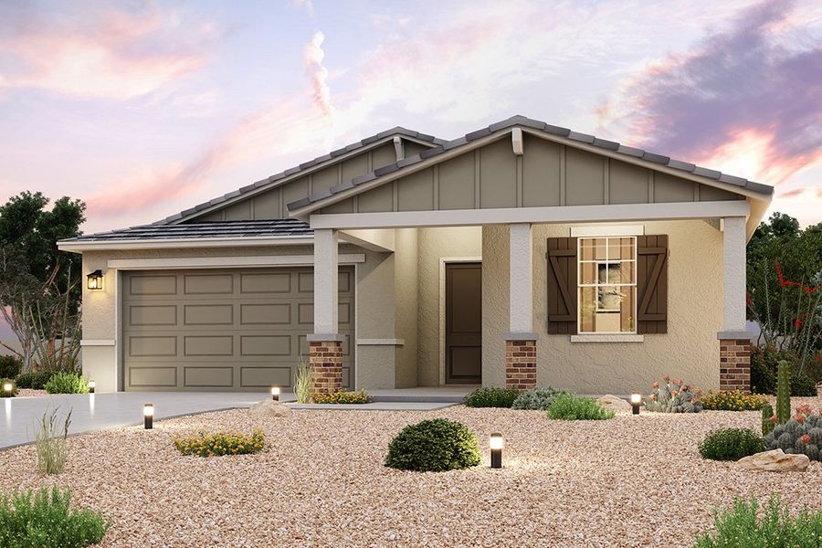 The Residence 1971 Elevation B at The Palms at Casa Vista