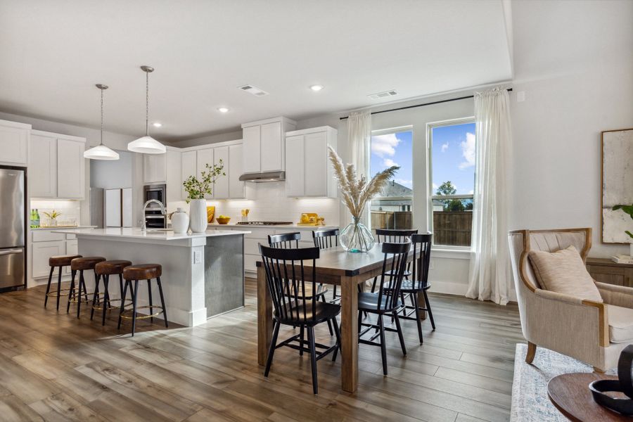 Furnished interior in a model home at Dove Hollow in Waxahachie (Image 25).