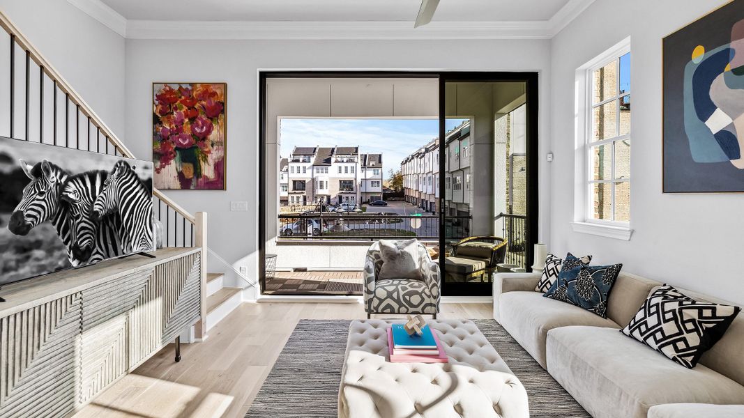 Furnished interior in a model home at Cedar Branch in Dallas (Image 8). Furnished interior in a model home at Cedar Branch in Dallas (Image 8).