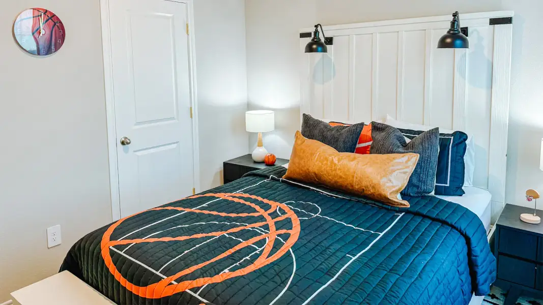 Furnished interior in a model home at Dowdy Ferry in Dallas (Image 5).