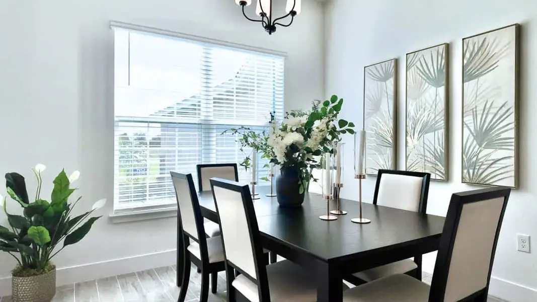 Furnished interior in a model home at Hill Country Estates in Dade City (Image 5).