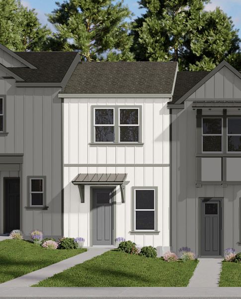 Front exterior of a home in the Parc Terrace at West Highlands community, located in Atlanta, GA (Image 5).